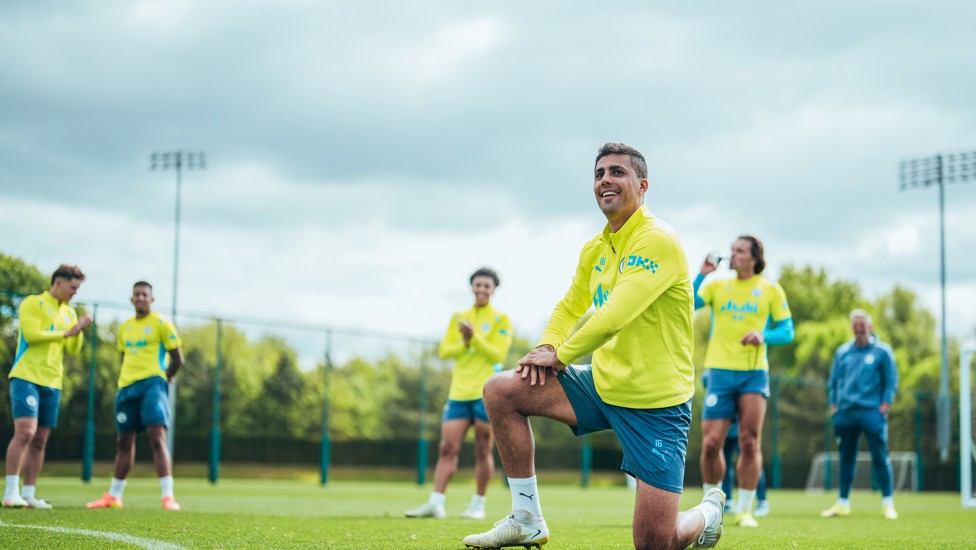 Rodri - enjoying being back where he belongs
