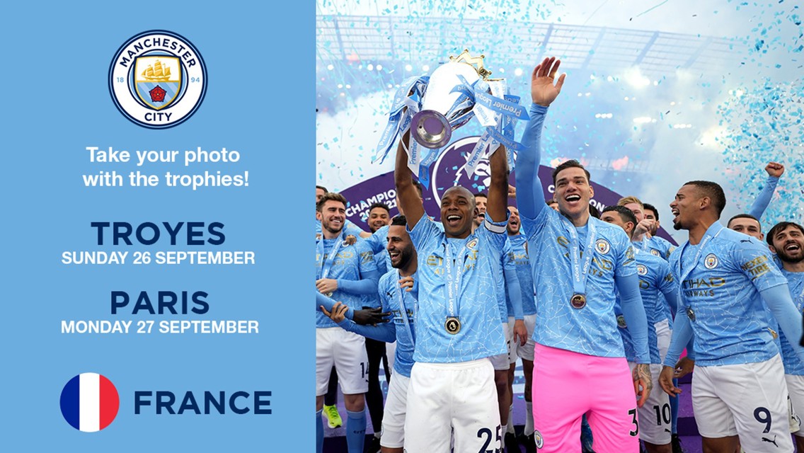 Premier League and Carabao Cup trophies to visit France!