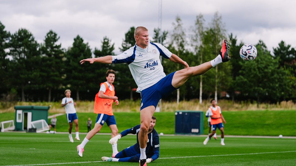 Stretching Erling!