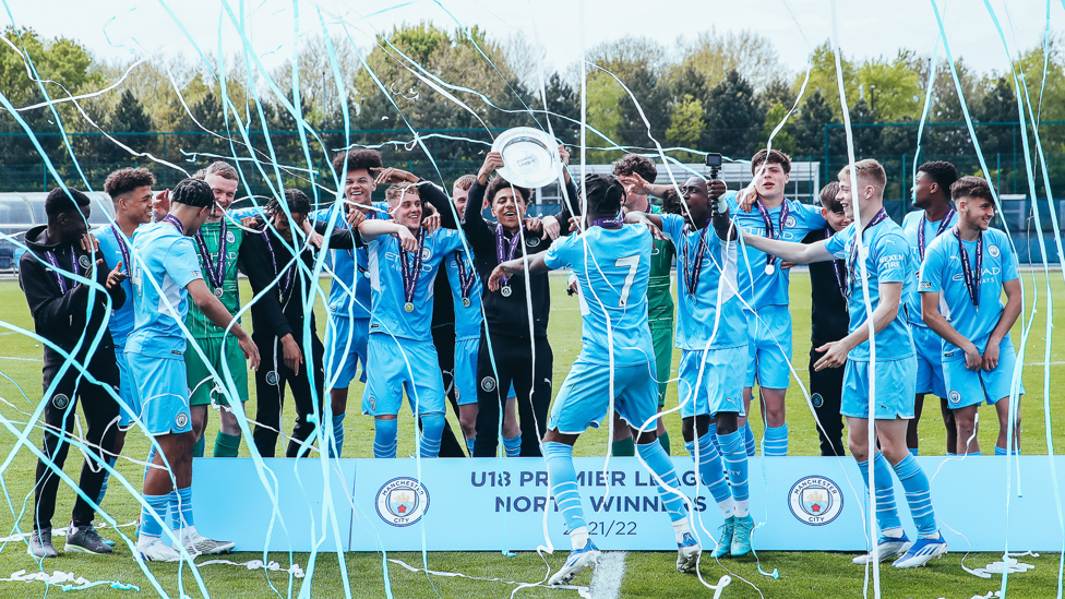SILVERWEAR : Jubilation as our Academy outfit lift the trophy.
