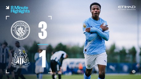 8 minute highlights:  City Under-18s 3-1 Newcastle