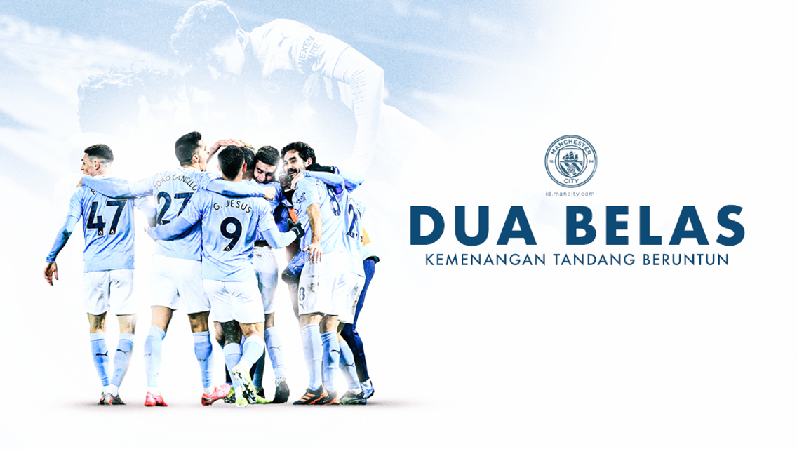 City Buat Rekor Baru Tim Liga Utama Inggris Dengan 12 Kemenangan Beruntun