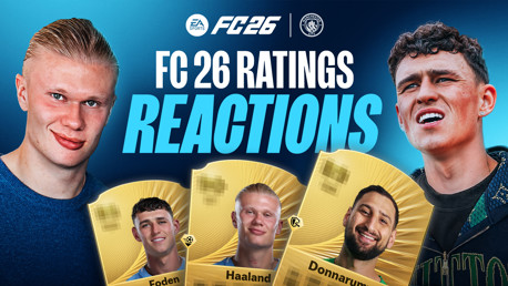 Watch: City players react to FC 26 ratings! 