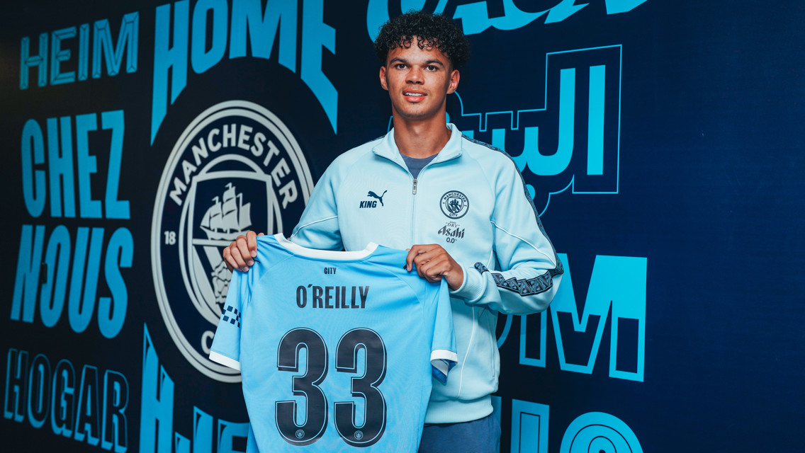 O'Reilly llevará el dorsal número 33 esta temporada