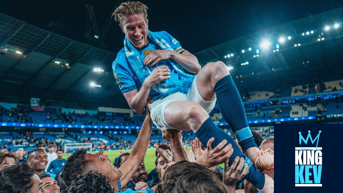 Gallery: King Kev says fond farewell to the Etihad 