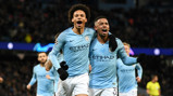 SUPER SANE: Leroy Sane and Gabriel Jesus wheel away