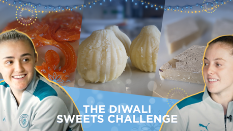 Stanway and Walsh take on Diwali Sweets Challenge