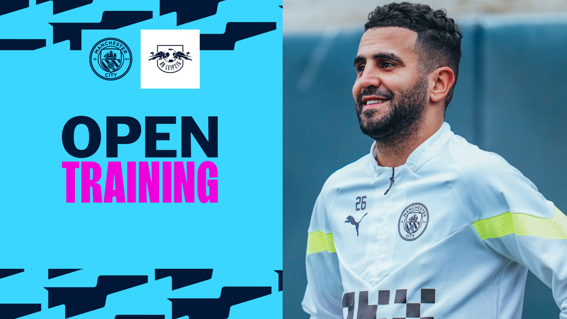 City’s Champions League open training session