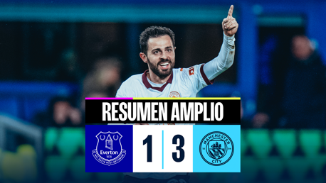 Everton 1-3 City: resumen amplio