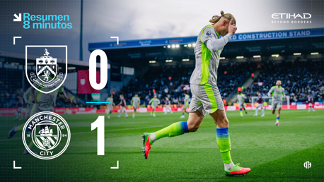 Burnley 0-1 City: resumen amplio