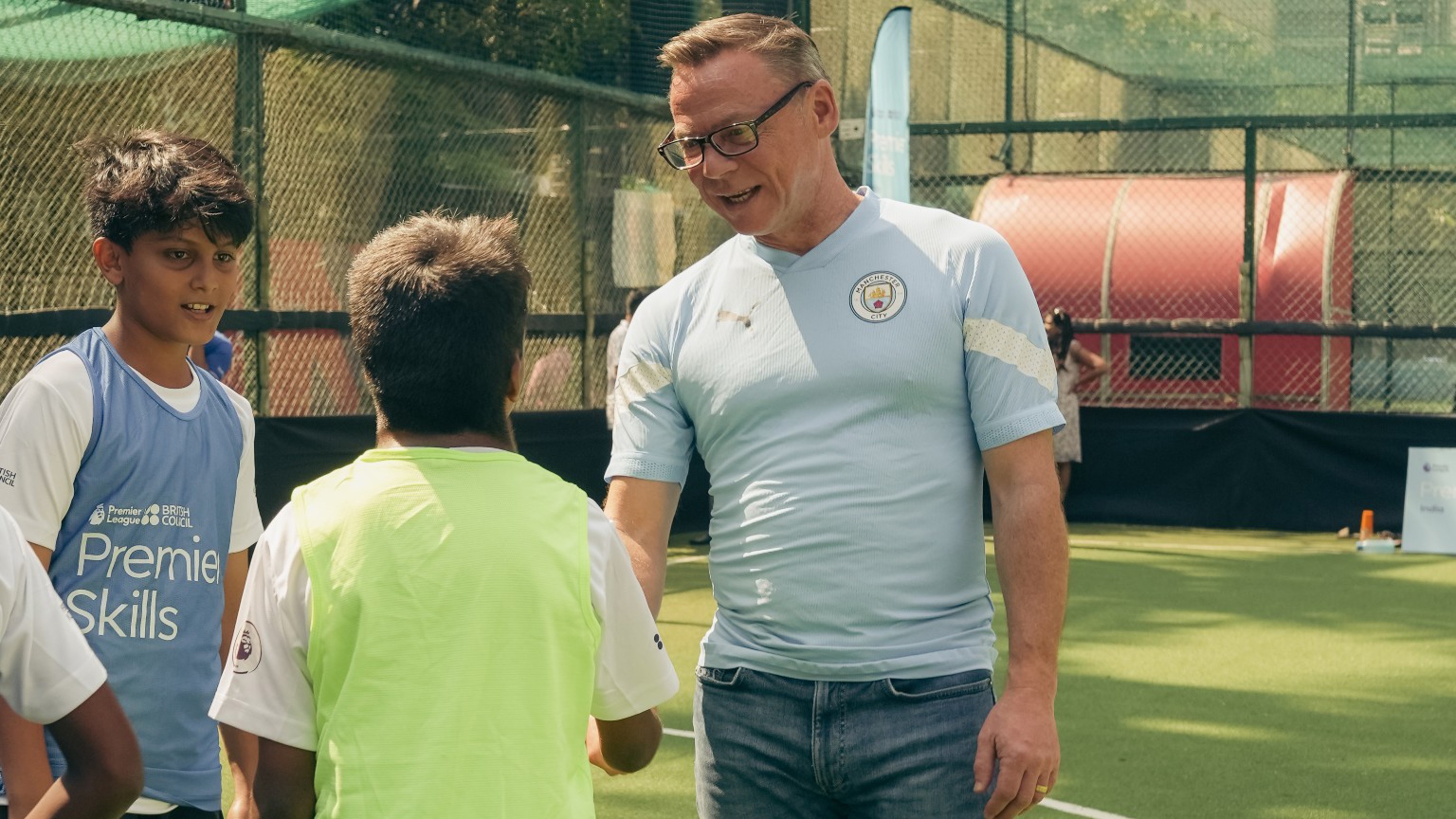 From Manchester to Mumbai Paul Dickov celebrates the Premier League's