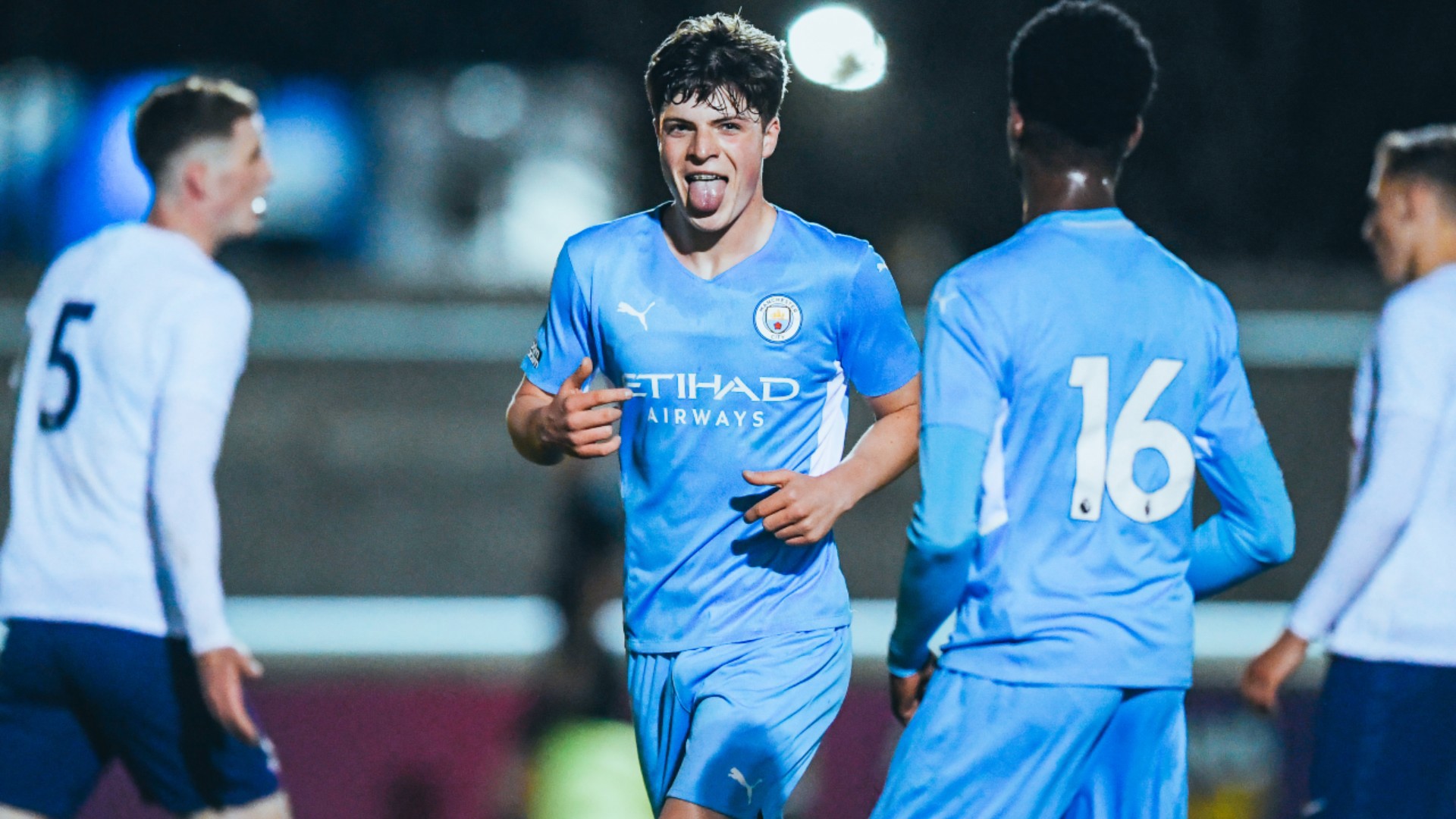 BRACE YOURSELVES: Supersub Will Dickson after the first of his two goals