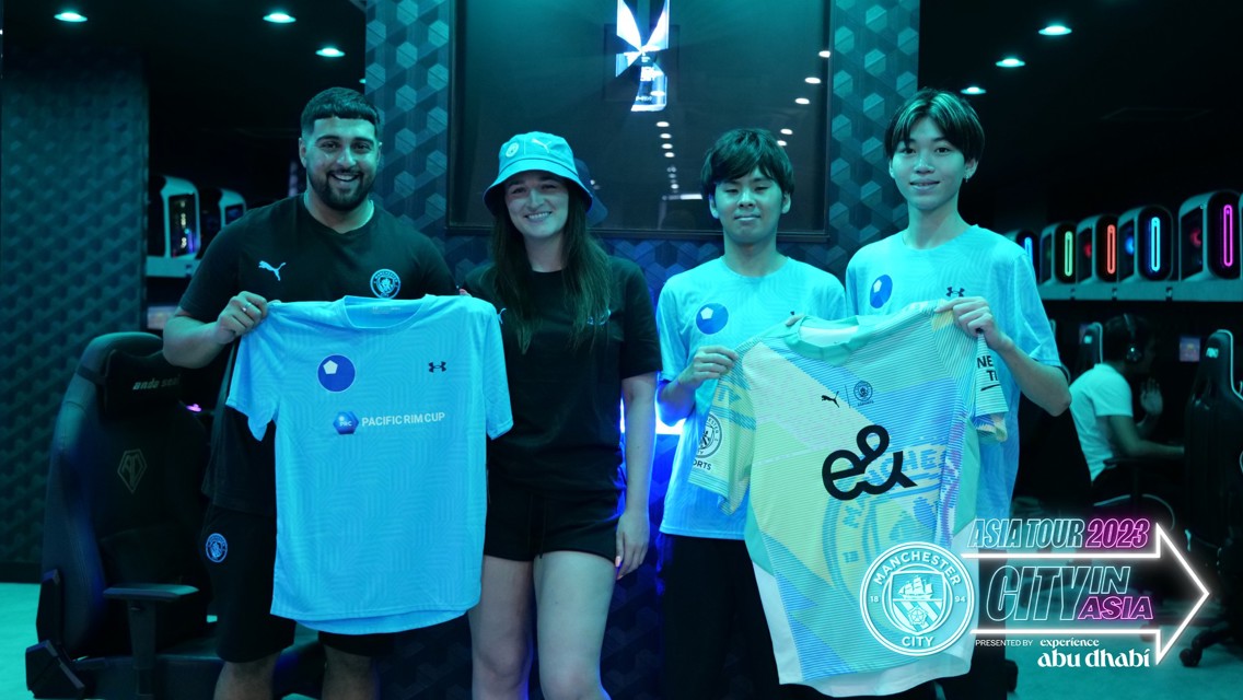 City eSports play Blue United on the Asia Tour 2023