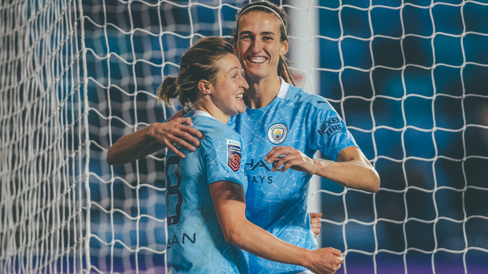 HALF-CENTURY :  One week later, she became only the second player in WSL history to reach 50 goals, as we beat Bristol City 8-1