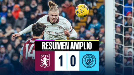 Aston Villa 1-0 City: resumen amplio
