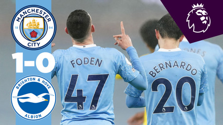 City 1-0 Brighton: resumen breve
