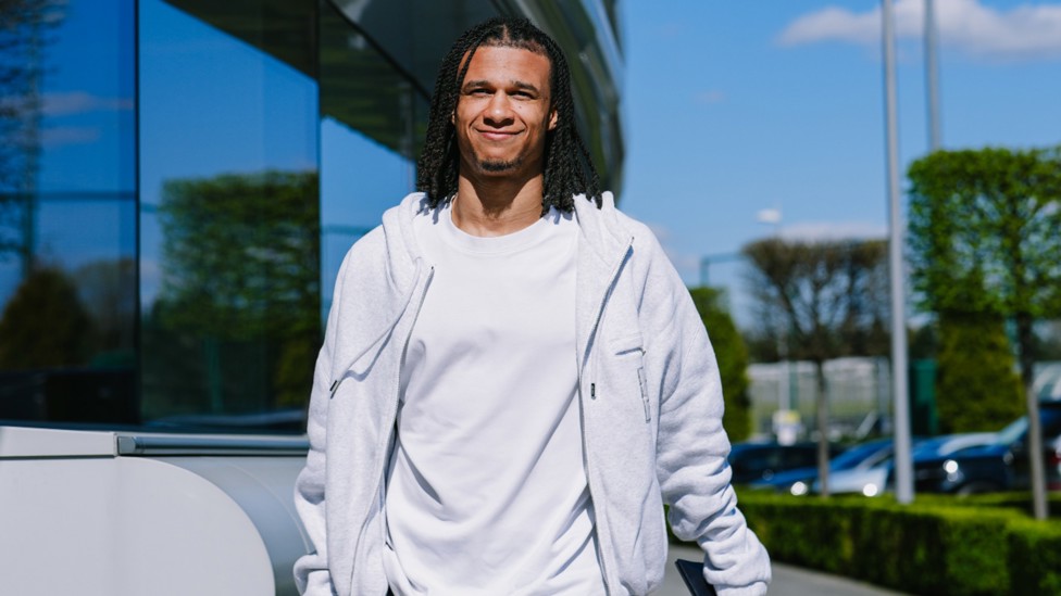DUTCH MASTER: Nathan Ake was all smiles as he returned after international duty with the Netherlands.