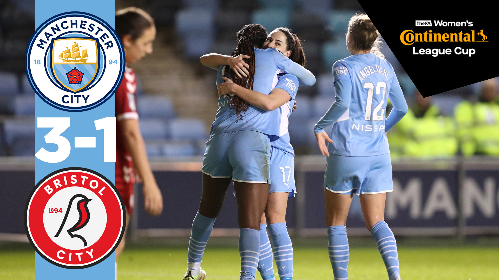  Conti Cup highlights: City 3-1 Bristol