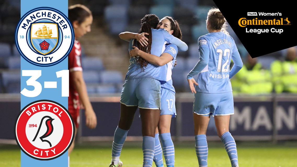 Conti Cup highlights: City 3-1 Bristol