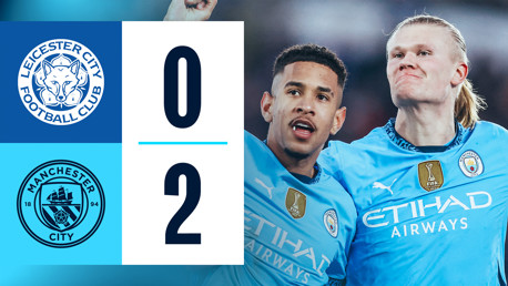 Leicester 0-2 City: resumen breve