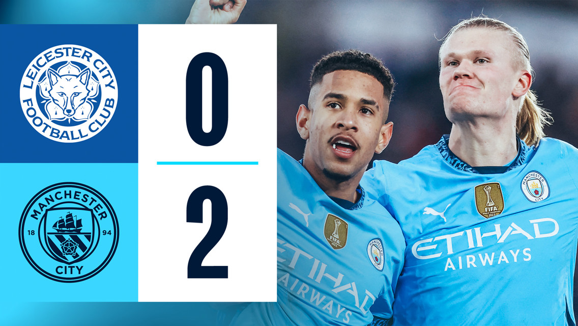 Leicester 0-2 City: resumen breve
