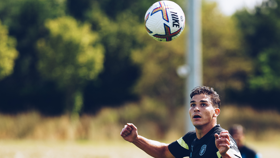 HEAD BOY : Julian Alvarez is a study in concentration