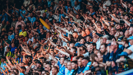 LOUD AND PROUD: Superb support!