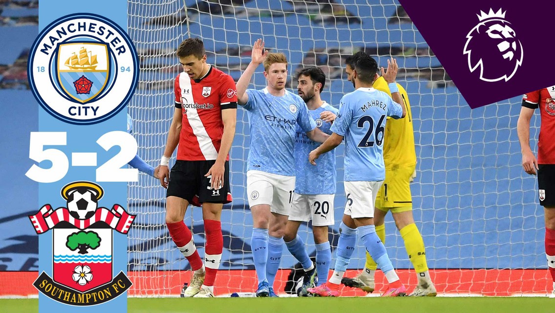 City 5-2 Southampton: resumen breve
