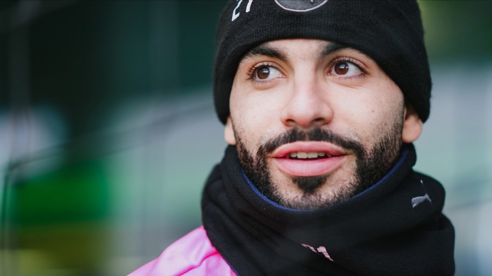 RAYAN AIT-NOURI: Looking happy and relaxed