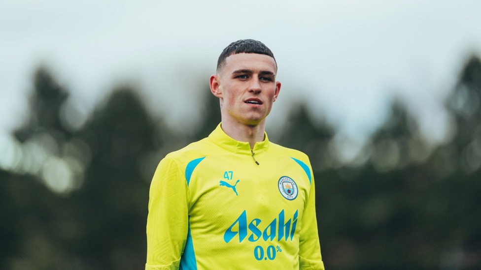 PHIL'S FOCUSED : Foden ahead of the latest Premier League test