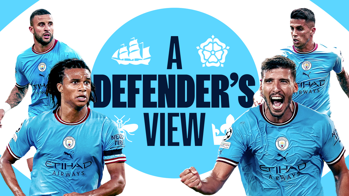 Watch: City defenders on life under Pep, training with Haaland and more