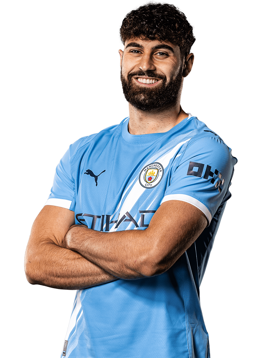 レプリカ（未使用）／JOSKO GVARDIOL／Manchester City Joško Gvardiol Manchester City 24/25 Home Jersey by PUMA