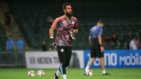 BACK ON TRACK: Claudio Bravo is set to feature in the Community Shield on Sunday