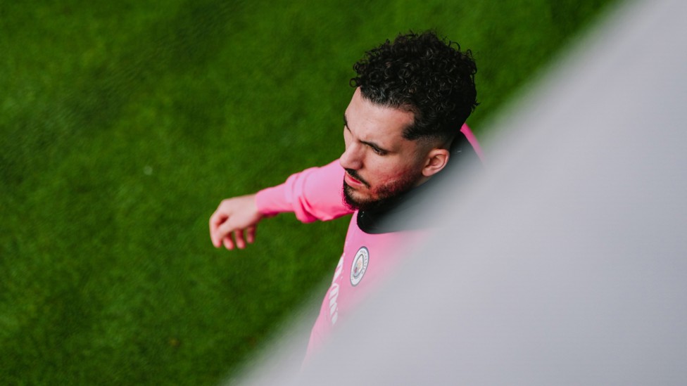 FLAIR WE GO: Rayan Cherki is all eyes.