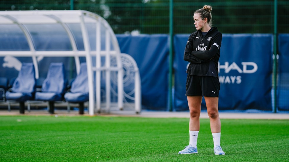 NEW FACE : Grace Clinton settling in at the CFA. 