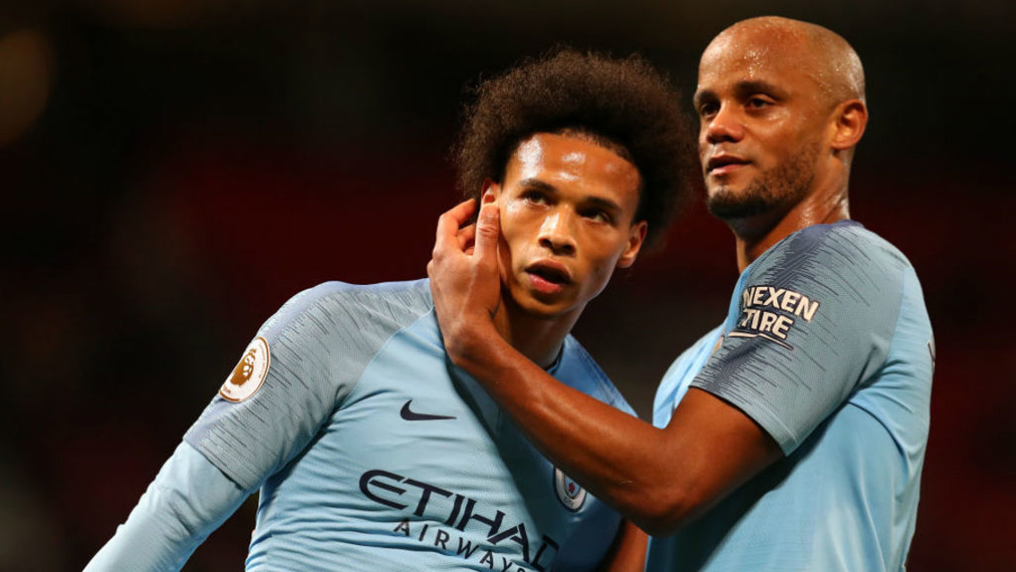IN SANE: Leroy is back in the starting XI - but Fernandinho and Kevin De Bruyne are out
