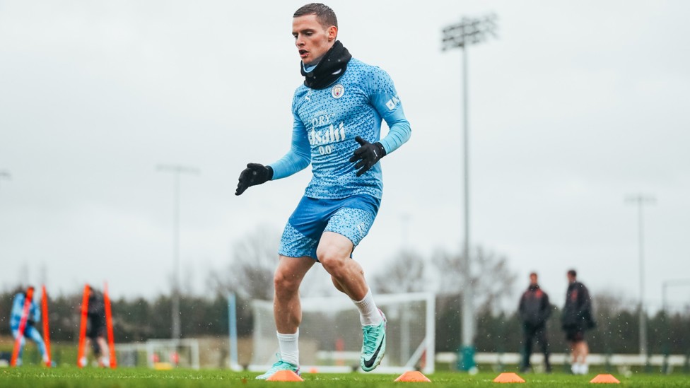 ON THE MOVE : Sergio Gomez looking sharp
