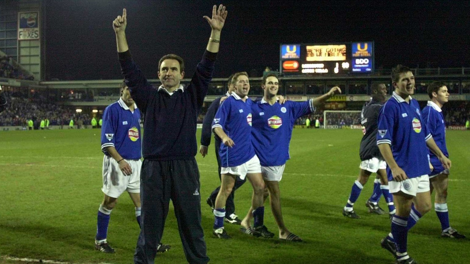 FLYING WITH THE FOXES : Martin O'Neill enjoyed a hugely successful spell at Filbert Street.