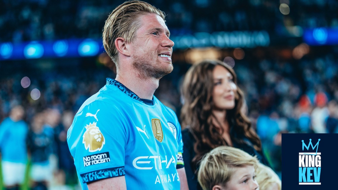 Watch: De Bruyne's Etihad farewell presentation in full