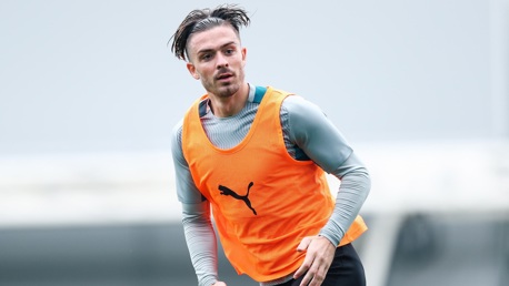 Training: Jack Grealish's first session