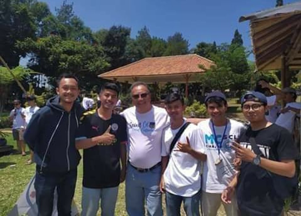 KUMPUL DI BANDUNG : Bersama fans City lainnya di Pertemuan Nasional MCSCI