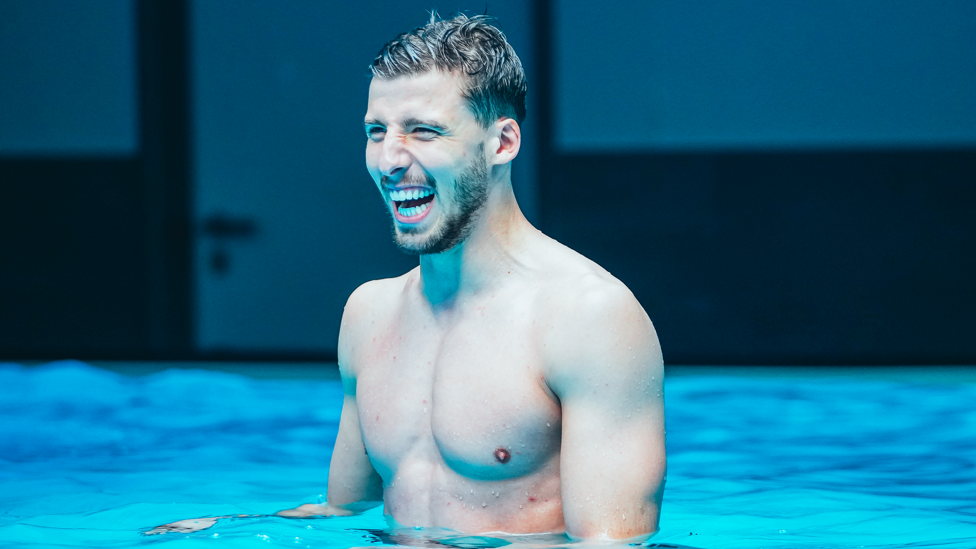 ALL SMILES : Ruben Dias in high spirits after our draw with RB Leipzig