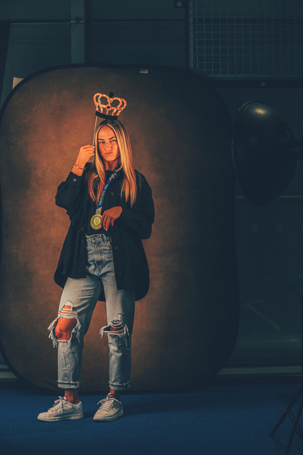 GOOD AS GOLD : Having some fun
