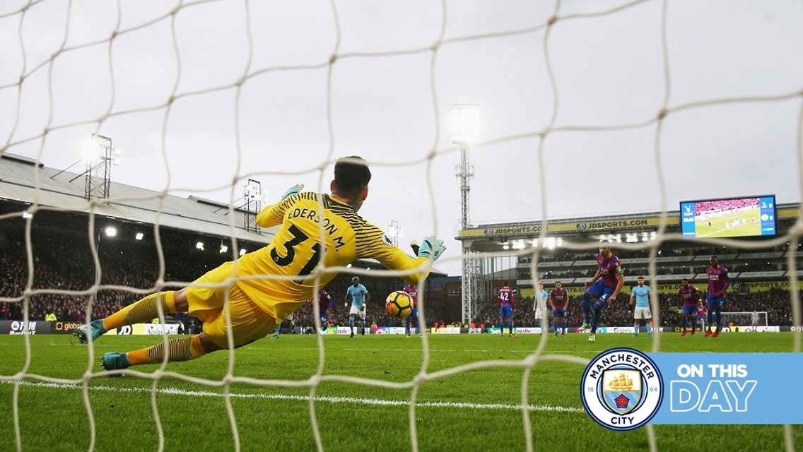 On this day: Ederson penalty save extends magnificent unbeaten run