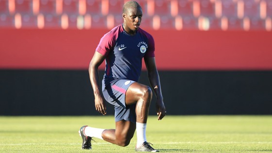 Here's a sight all City fans will be happy to see as Benjamin Mendy nears full fitness...