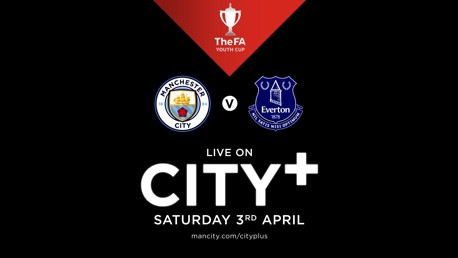 Watch City Under-18s in FA Youth Cup action live on CITY+