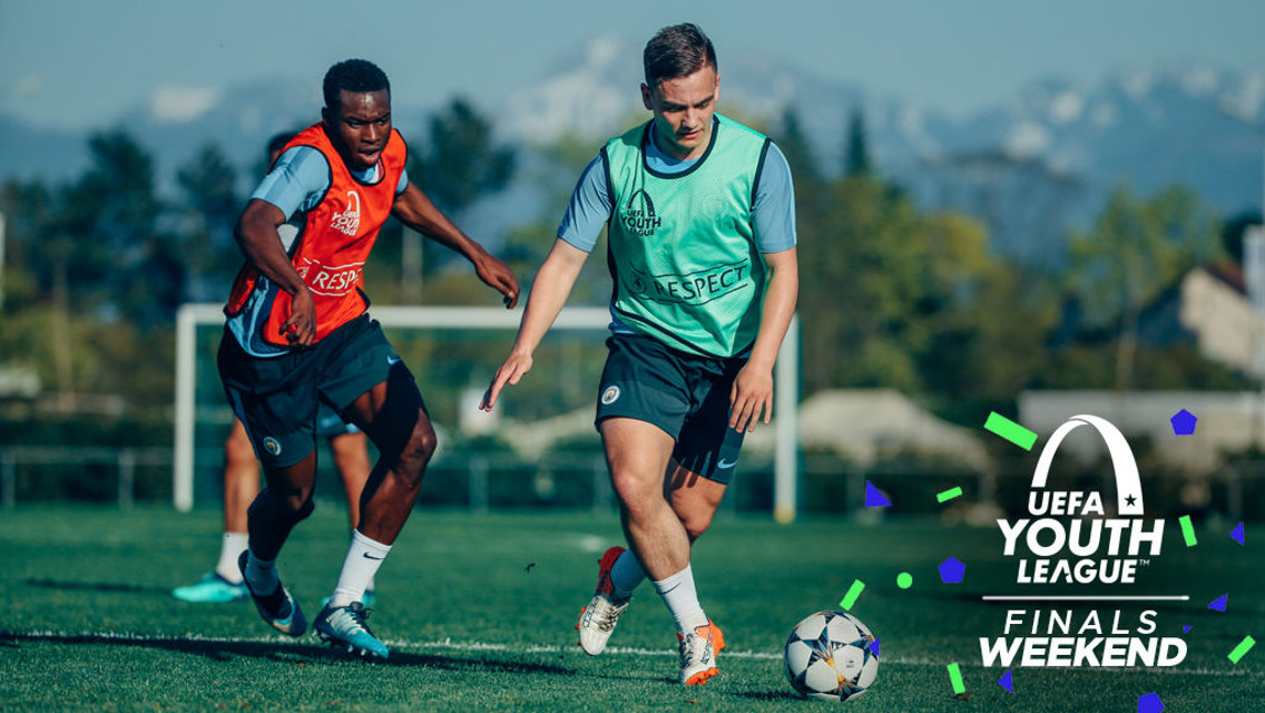 Training: U19s complete Barcelona preparations
