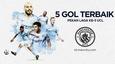 5 Gol Terbaik: Pekan Laga Ke-3 UCL