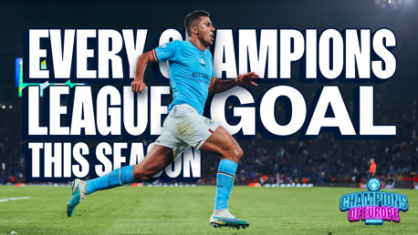 Watch every City goal in the Champions League this season 