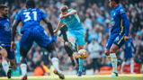 PINPOINT: De Bruyne finds the accuracy he needs to put City ahead